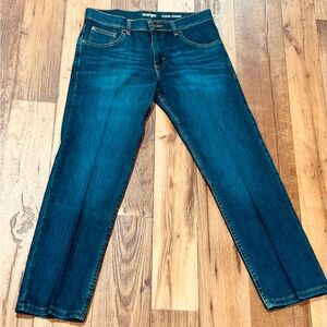 Wrangler Classic Straight Husky Kids Dark Blue Denim Jeans